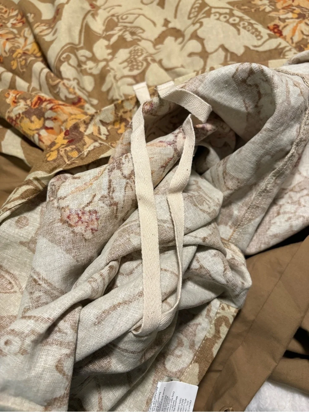 Pottery Barn Camilla King Duvet Cover—Linen/Cotton Blend—3 Shams—New Condition